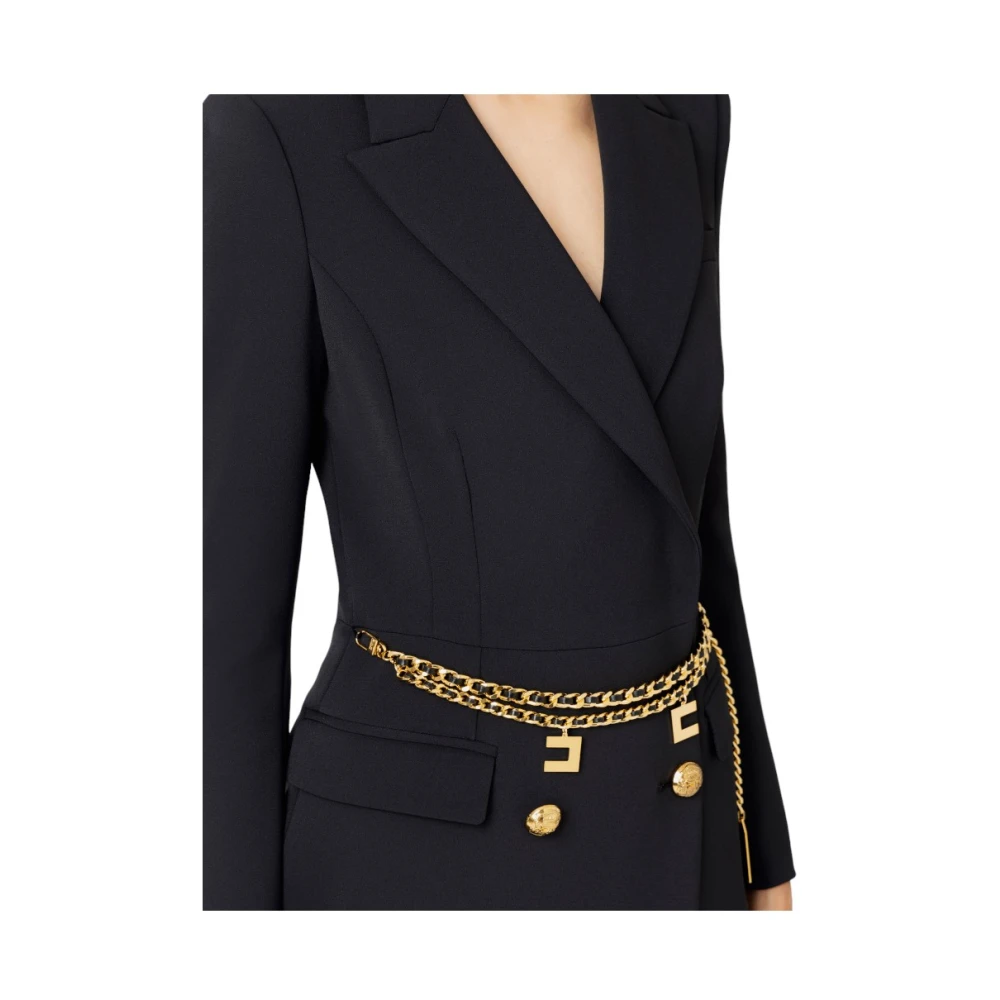 Elisabetta Franchi Elegante Jurk voor Speciale Gelegenheden Black Dames
