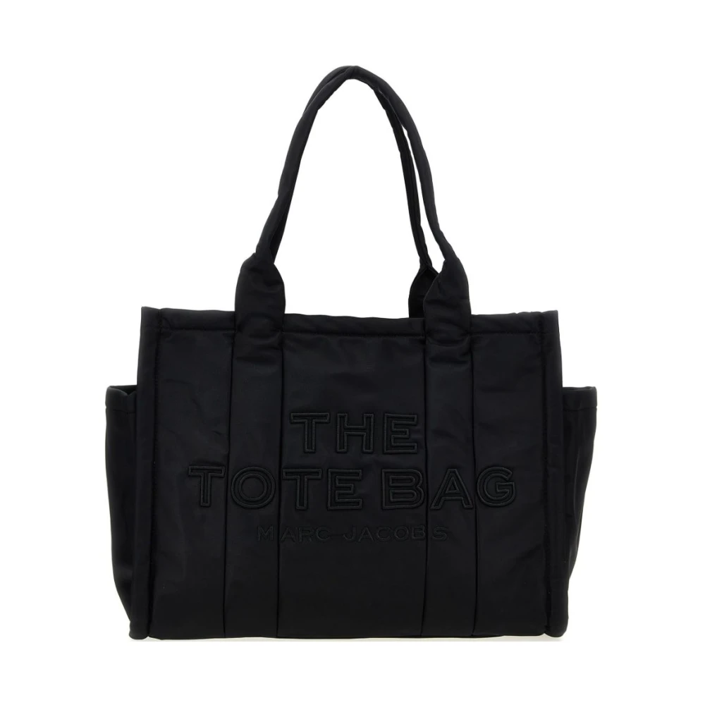 Marc Jacobs Black Shopping Bags, Female, One Size, The Puffy Nylon Large Tote Bag