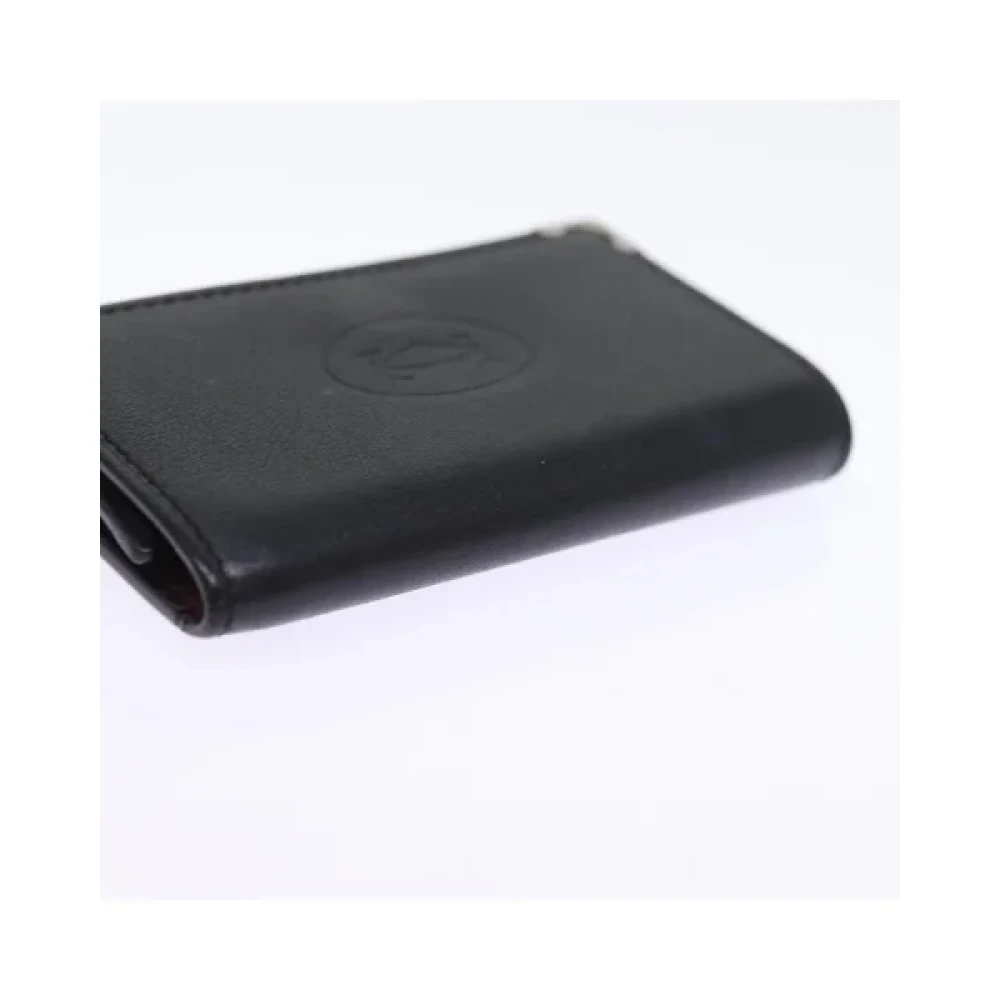 Cartier Vintage Pre-owned Leather key-holders Black Dames