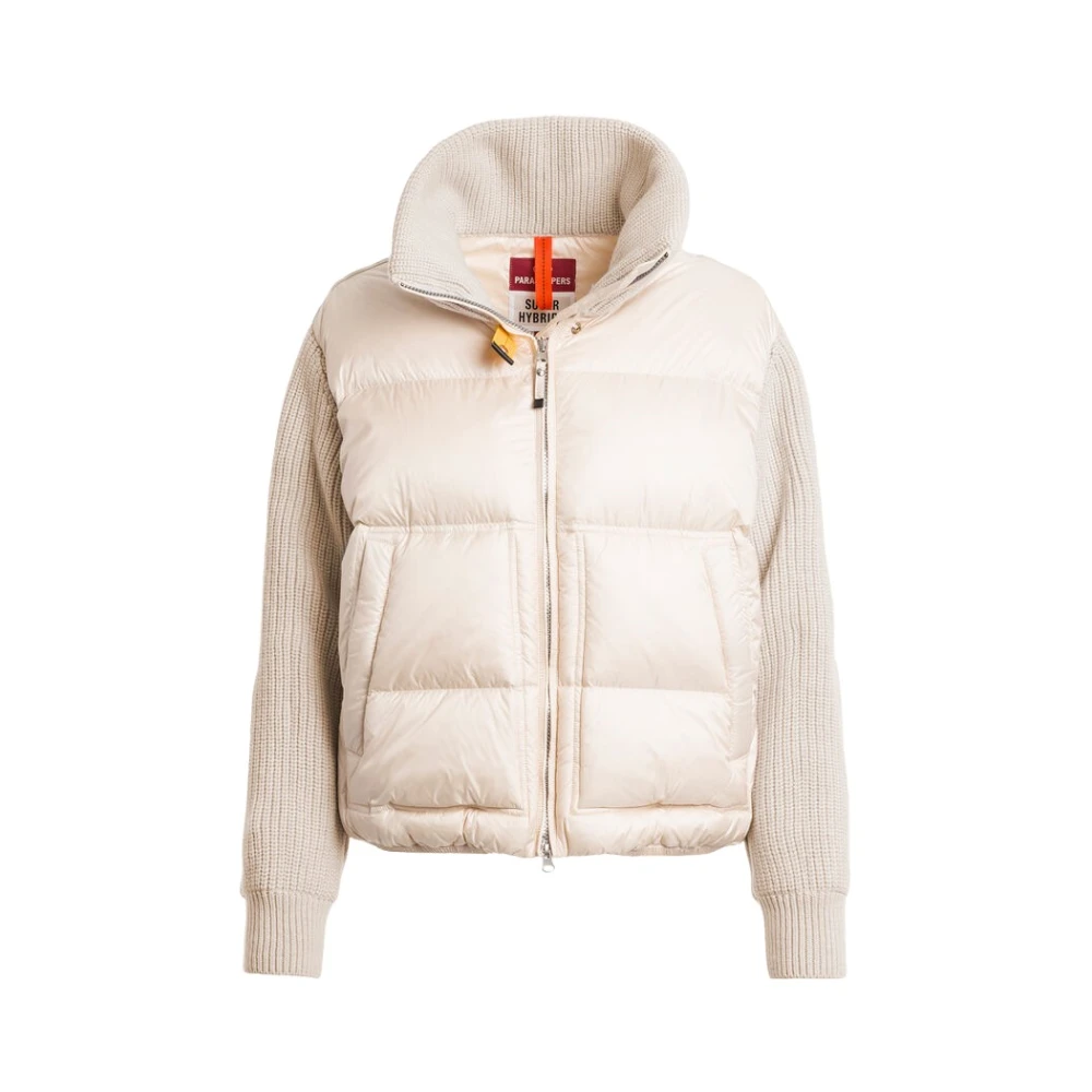 Parajumpers Women's Beige Down Jackets, 2XS, Lou - Hybrid Down Jacket