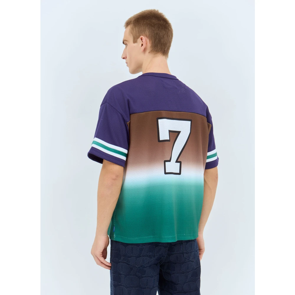 Awake NY Grafisch Logo Mesh Voetbalshirt Multicolor Heren