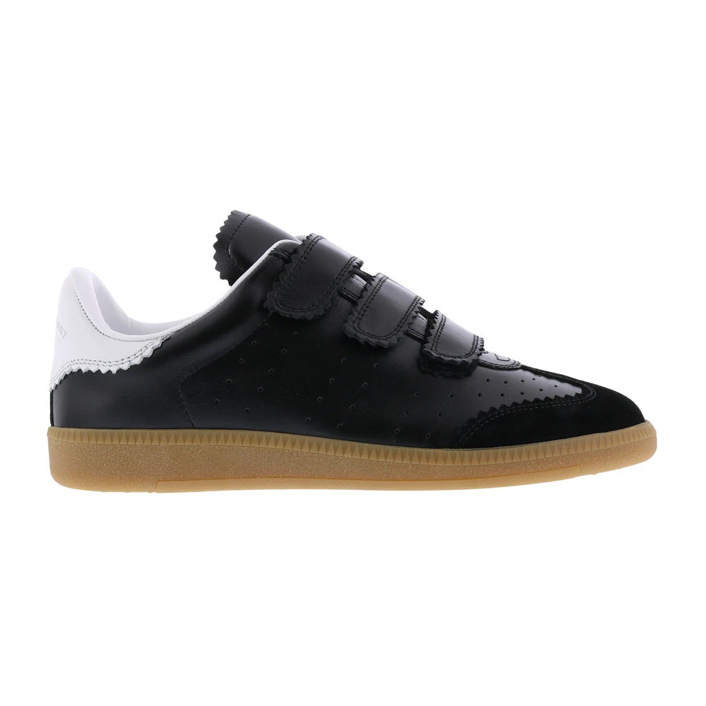 Isabel Marant Zwarte Lage Velcro Sneakers Dames Schoenen