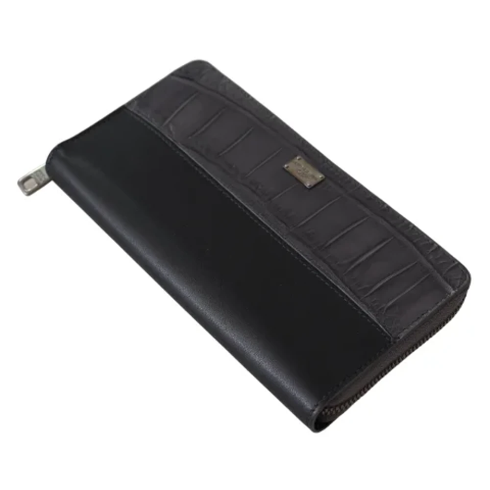 Dolce & Gabbana Pre-owned Leather wallets Black Dames