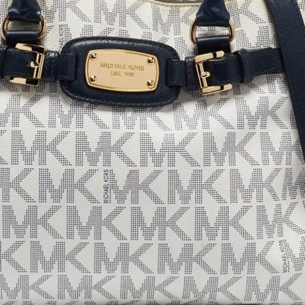 Michael Kors Pre-owned Coated canvas handbags White Dames