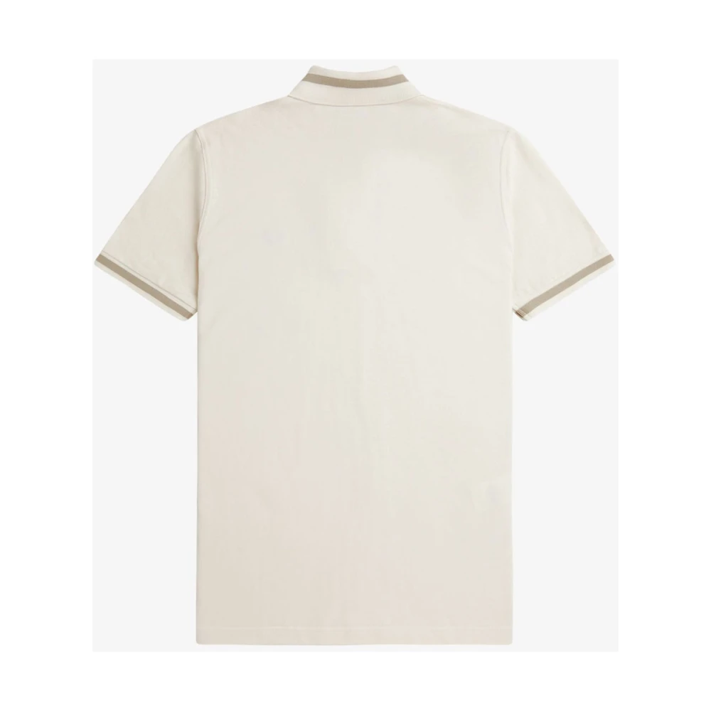 Fred Perry Single Tipped Polo Shirt Ecru Beige Heren