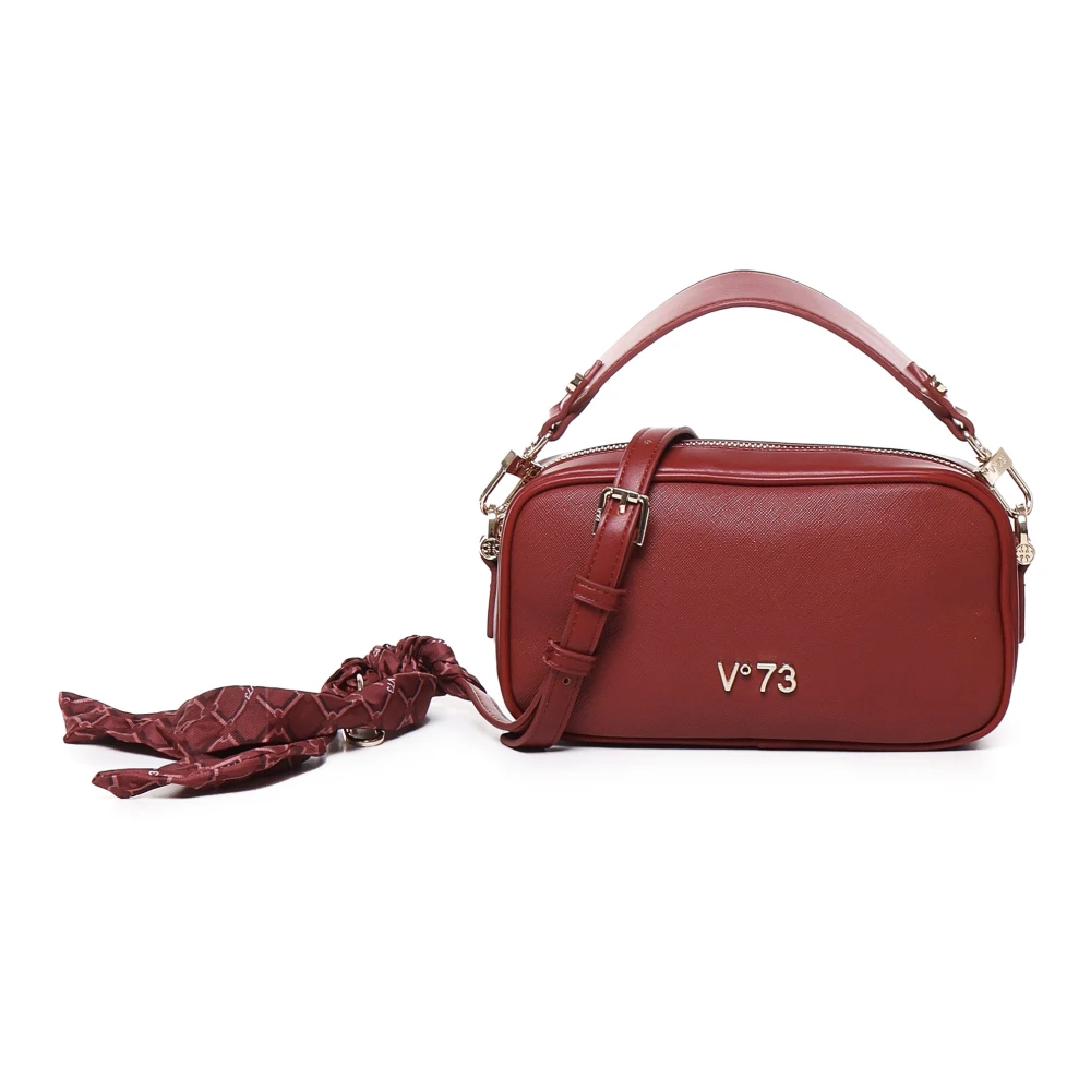 V73 Ruby Ecoleather Schoudertas met Rits Red Dames