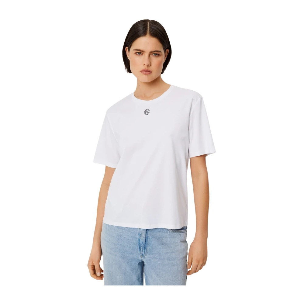Moss Copenhagen Melea Icon Tee - White/Black S/M