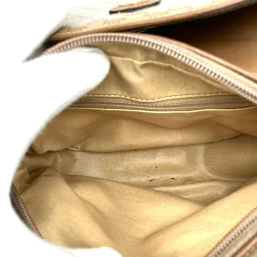 Celine Vintage Pre-owned Plastic celine-bags Beige Dames