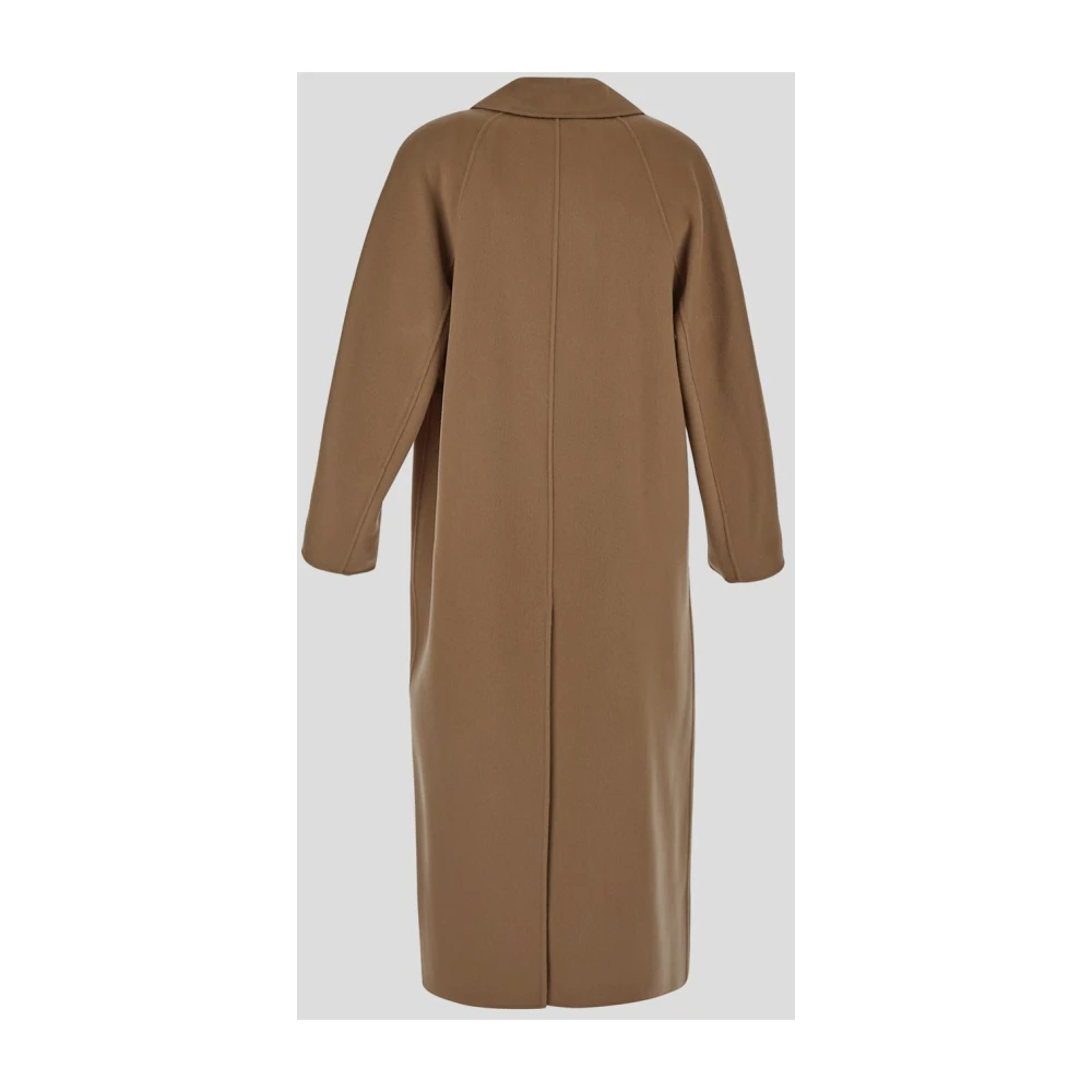 Max Mara Capi Wollen Jas Brown Dames