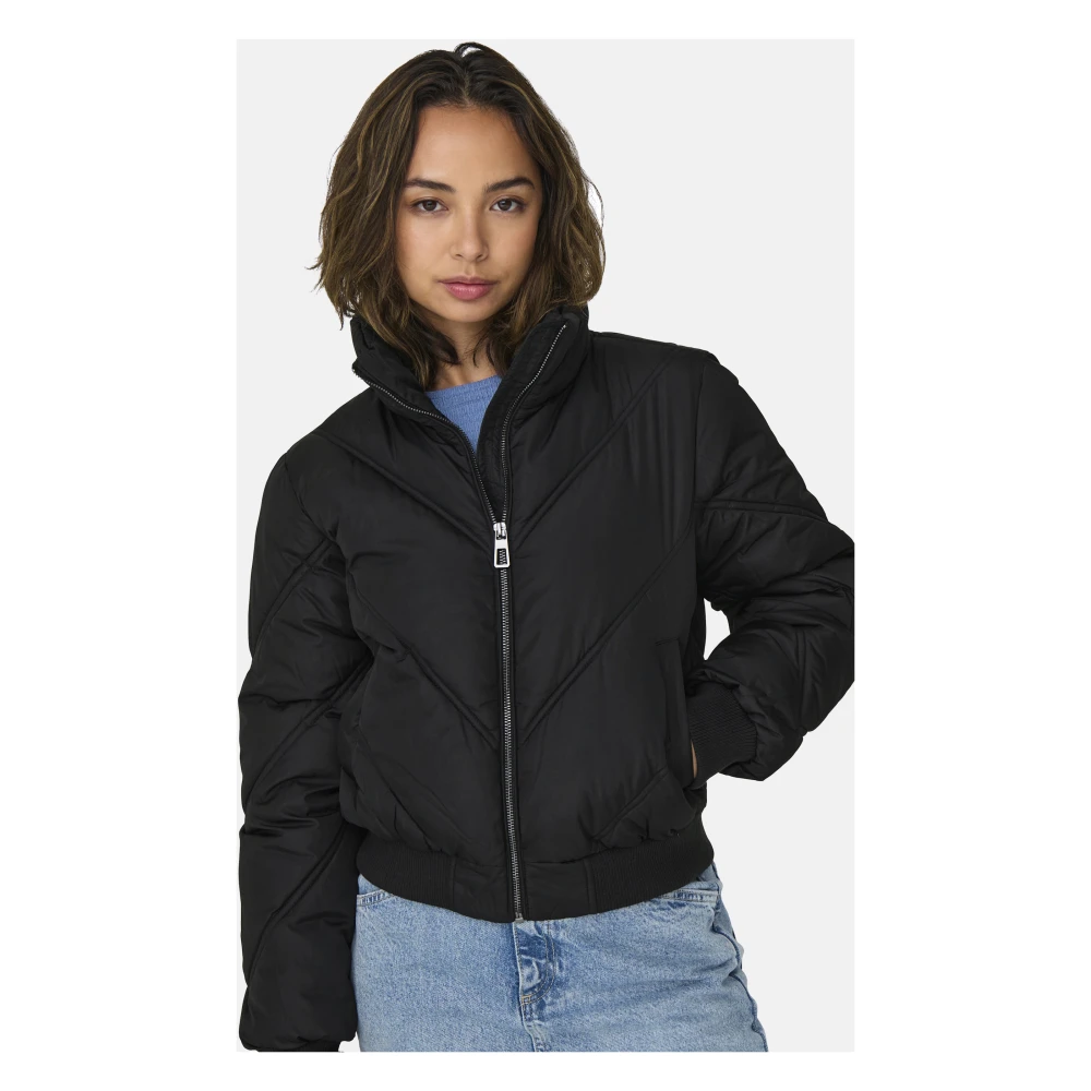 Only Tamara Gewatteerde Jas Black Dames