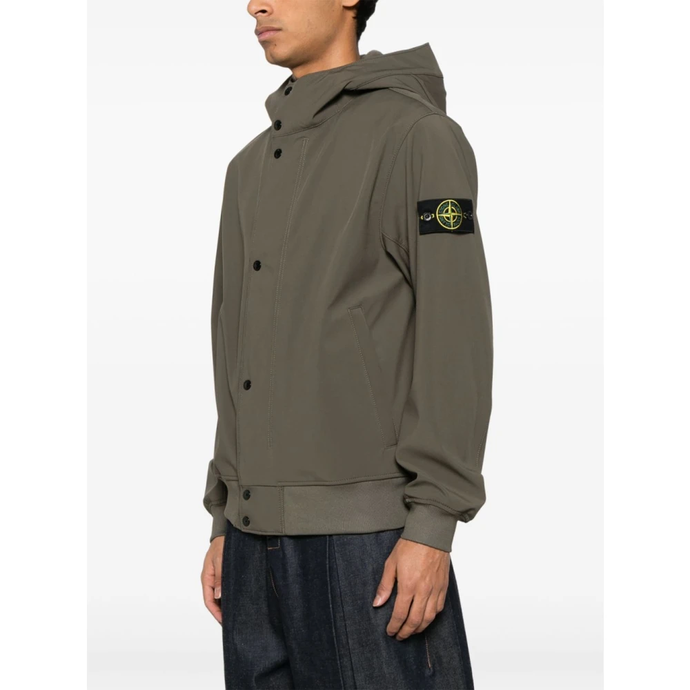 Stone Island Militair Groene Windjack Green Heren