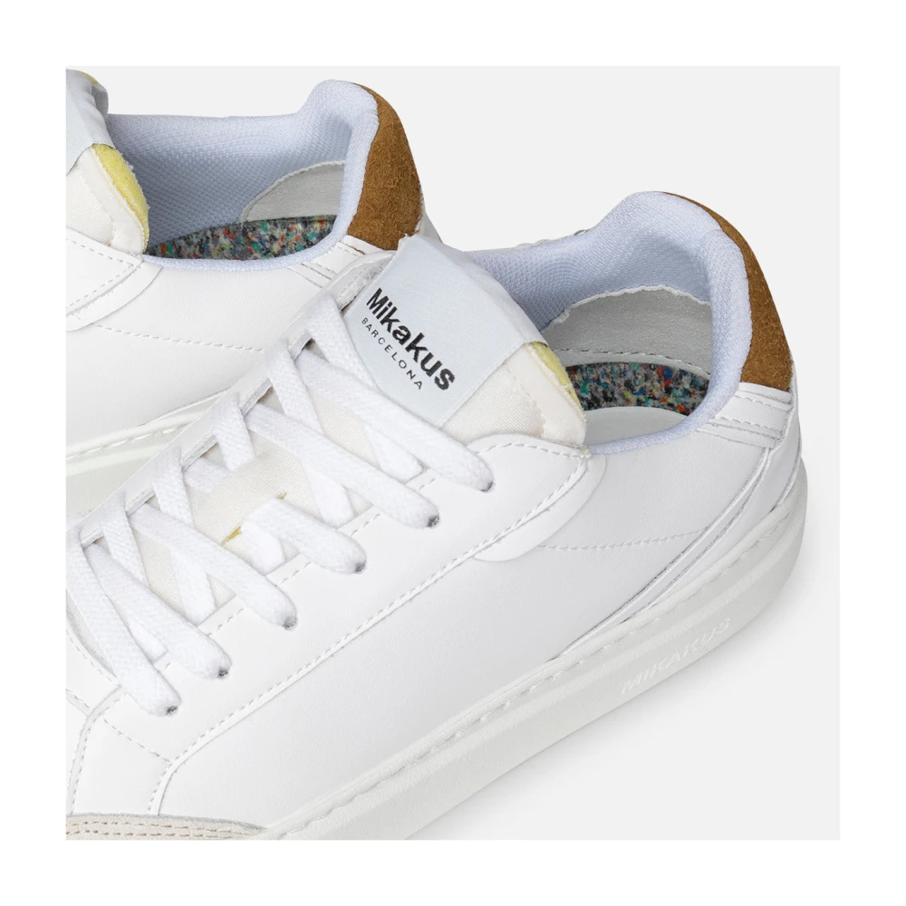 Mikakus Barcelona Pure White Krona Sneakers White Unisex