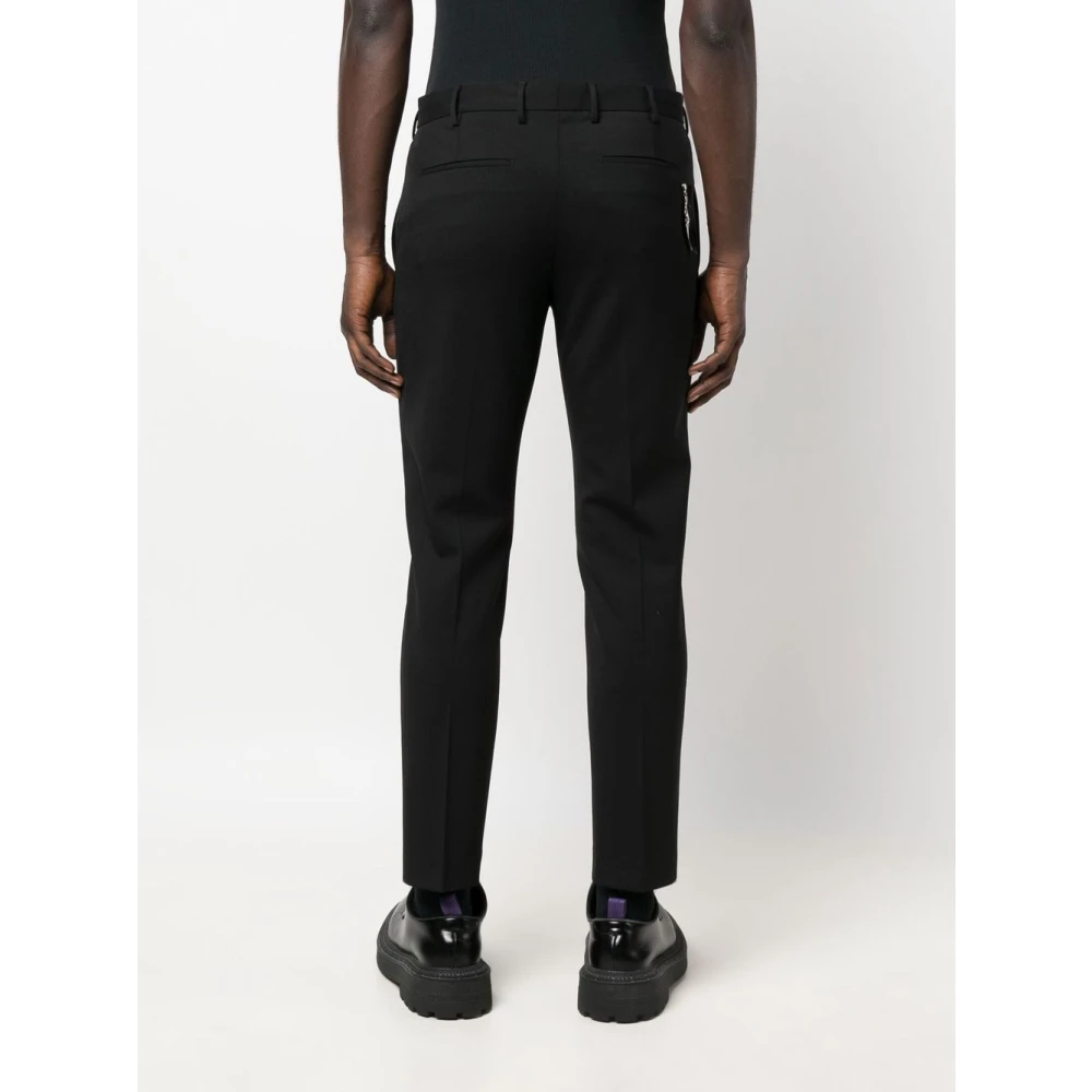 PT Torino Sartoriale Katoenen Broek in Zwart Black Heren