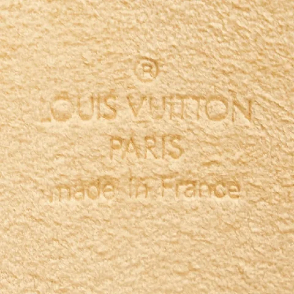 Louis Vuitton Vintage Pre-owned Plastic crossbody-bags Brown Dames