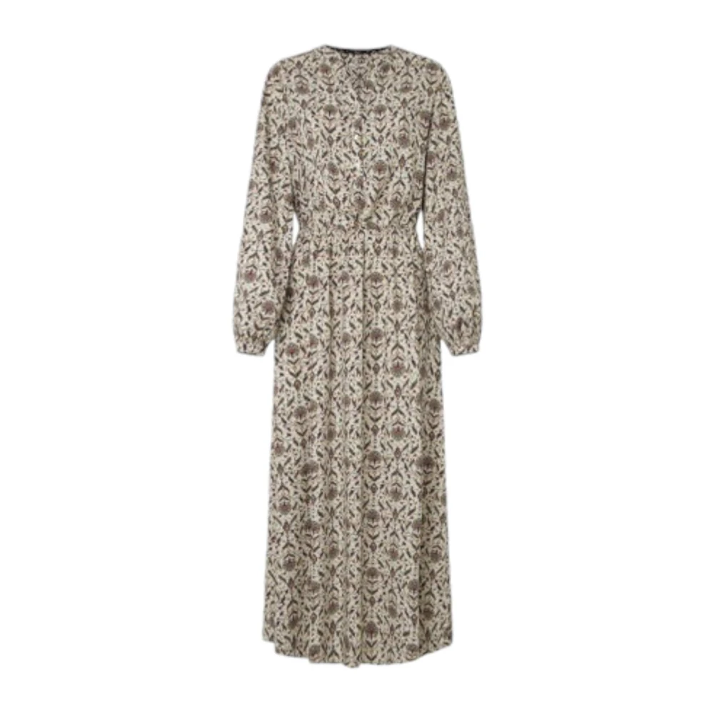 Pepe Jeans Stijlvolle Jurken Collectie Beige Dames