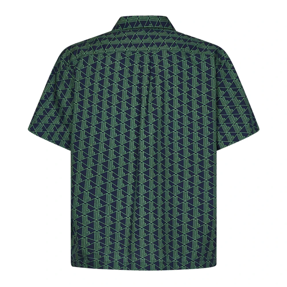 Lacoste Short Sleeve Shirts Green Heren