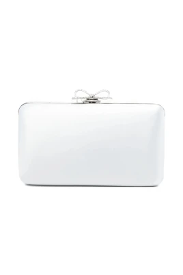 Satin Bow Clutch