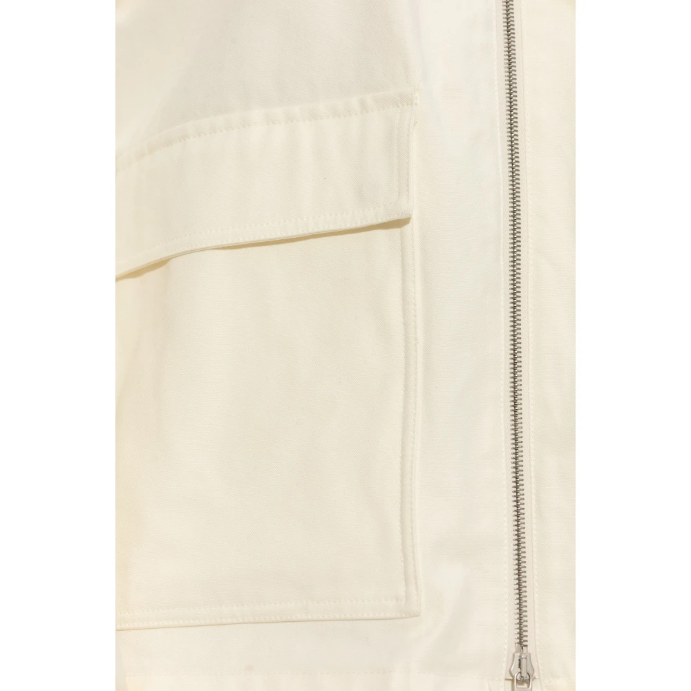 Jil Sander Oversized jas White Dames