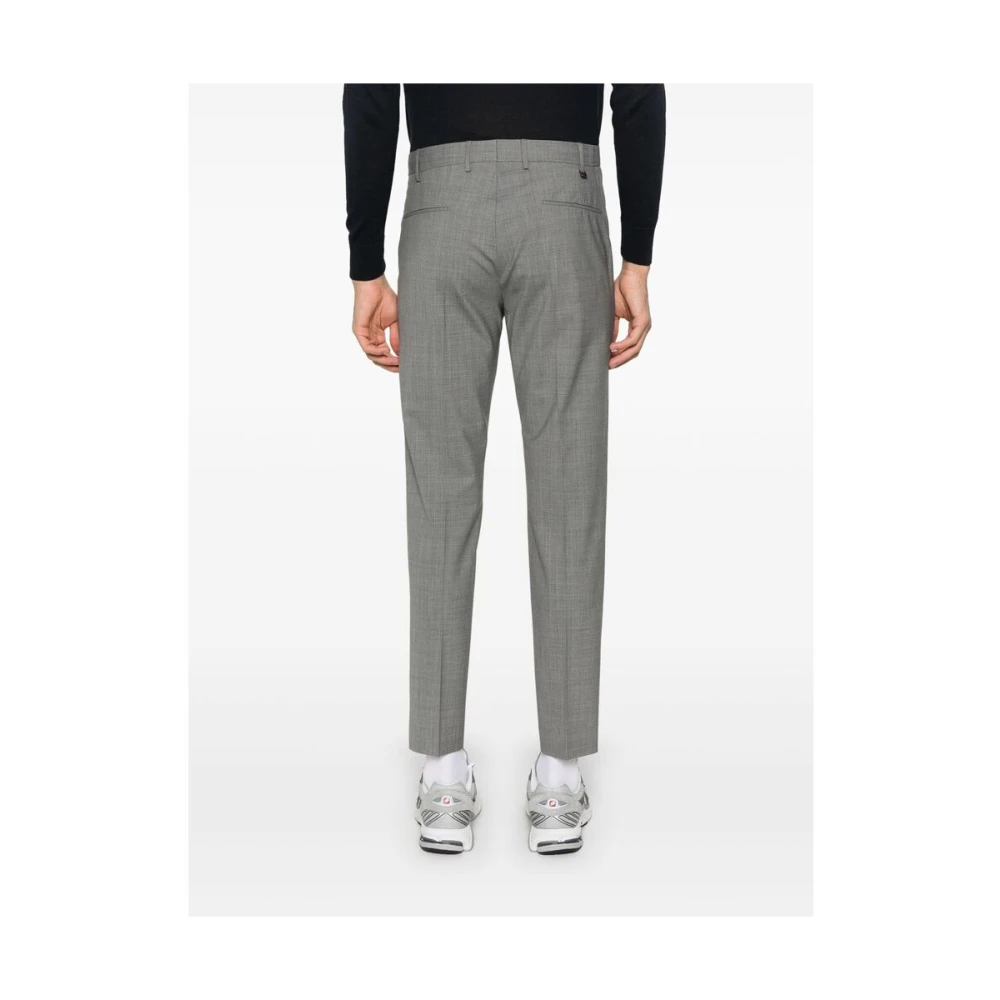 Pt01 Donkergrijze Broek met knopen Gray Heren