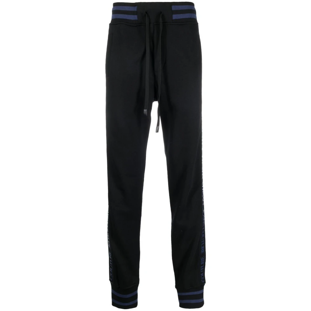 Versace Jeans Couture Men's Black Sweatpants, M, Jogger Trousers