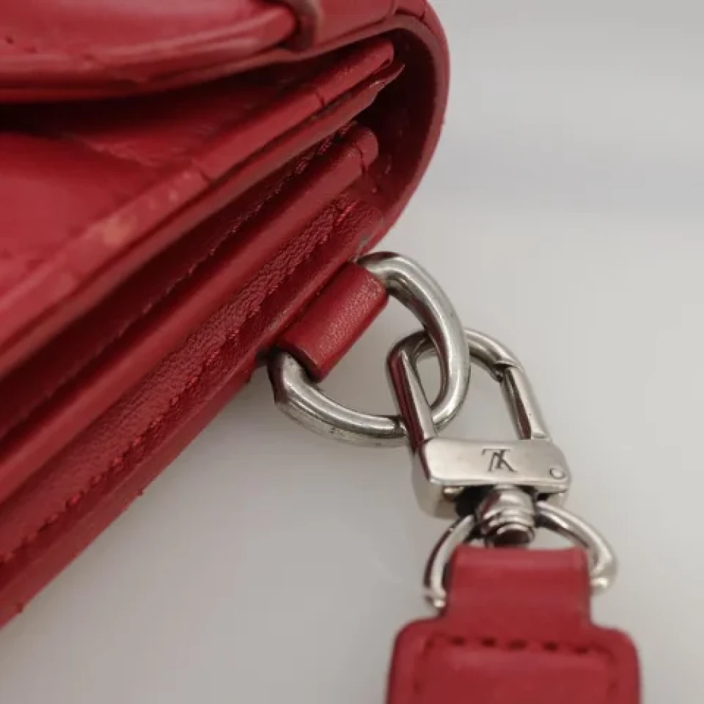 Louis Vuitton Vintage Pre-owned Leather wallets Red Dames