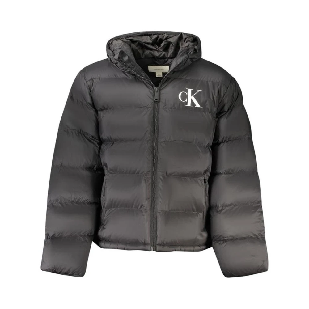 Calvin Klein Men's Black Winter Jackets, Xl, Polyamide Lightweight Jacket