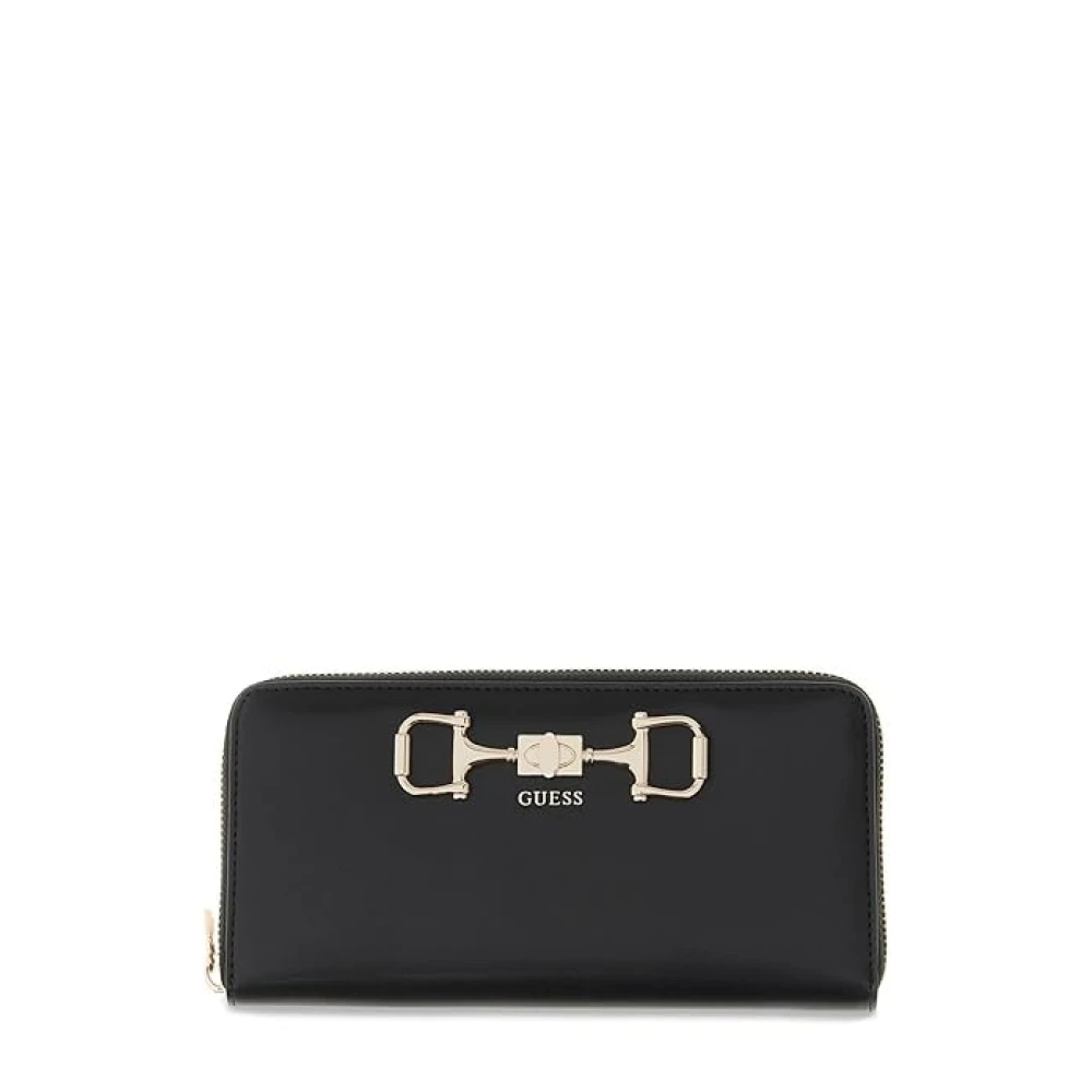 Guess Black Wallets & Cardholders, Female, One Size, Janie Logo Wallet