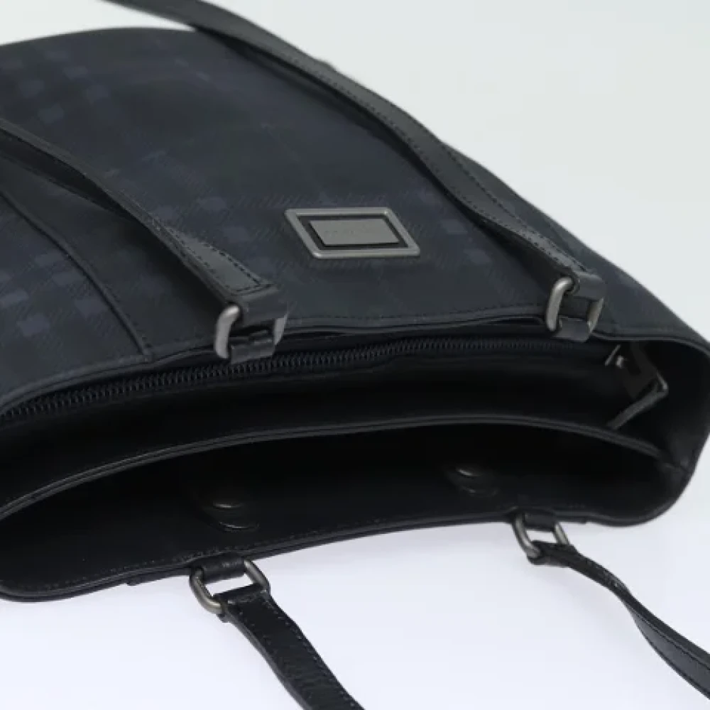 Burberry Vintage Pre-owned Leather shoulder-bags Black Dames