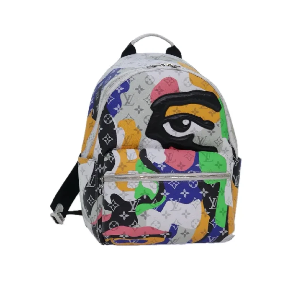 Louis Vuitton Vintage Pre-owned Canvas backpacks Multicolor Dames