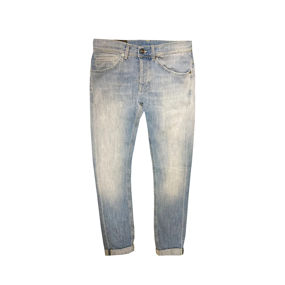 Dondup Slim-Fit Blu Wash Jeans Blue Heren