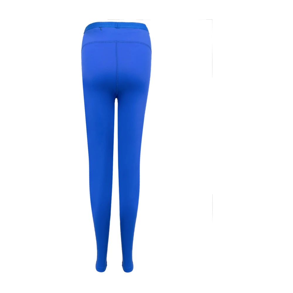 Balenciaga Athletic Cut Leggings met elastische tailleband Blue Dames