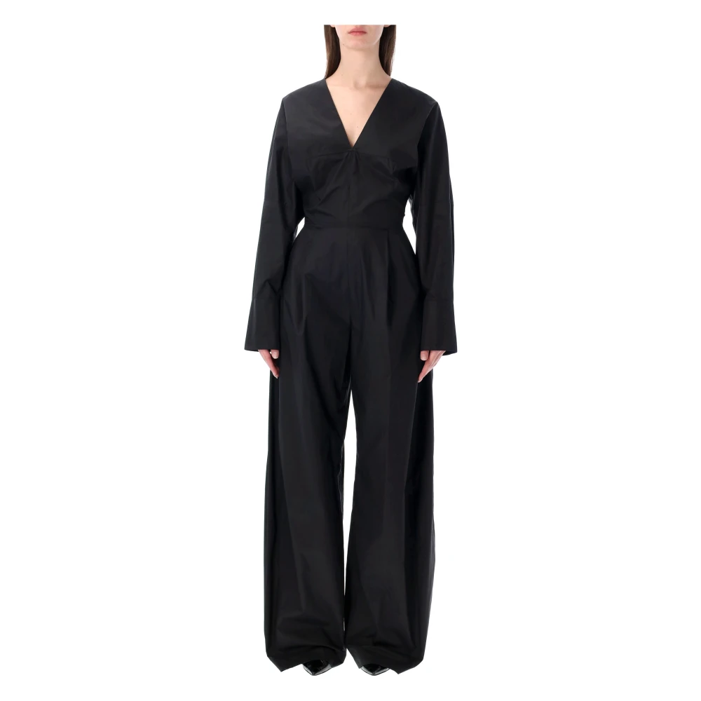 Thelatest Women's Black Drew Poplin Jumpsuit - Jumpsuits - Xs - Jumpsuits & Playsuits