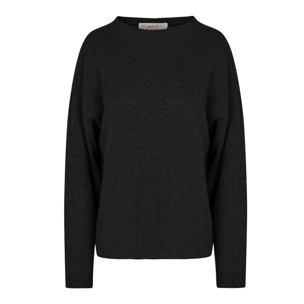 Jucca Kasjmier Ronde Hals Trui Black Dames