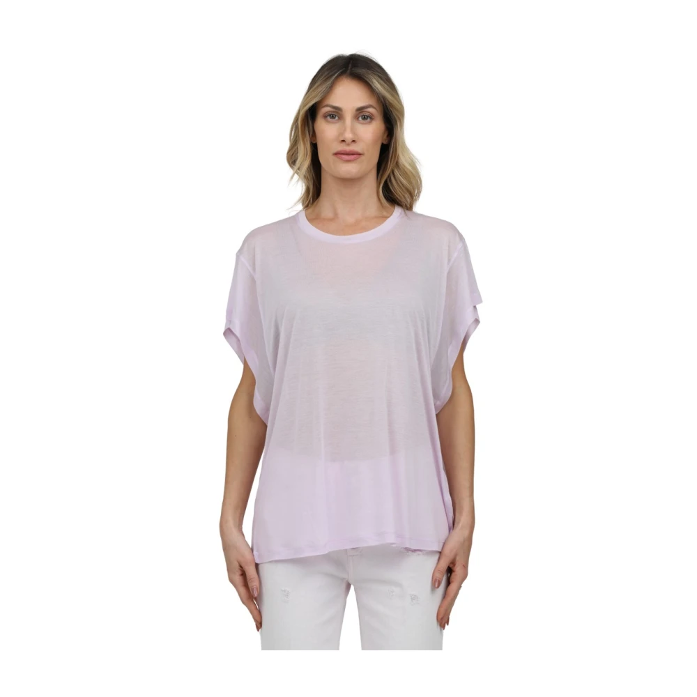 Dondup - Tops > T-Shirts - Pink - Dondup - Modalova