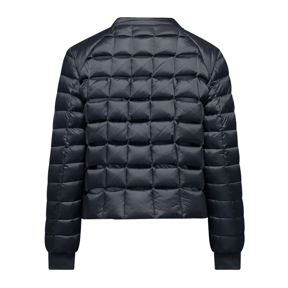 BomBoogie Lichtgewicht nylon donsjack voor dames met echte donsvulling Blue Dames