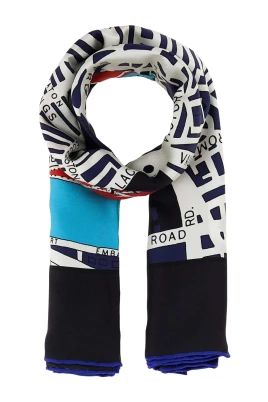 London Map Silk Scarf