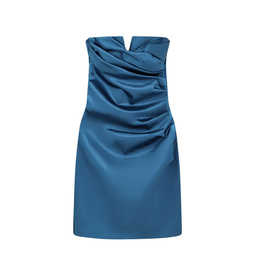 Chiara Boni Women's Blue Petite Robe Dresses With Removable Straps