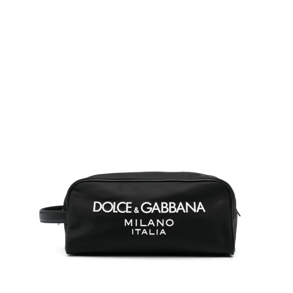 Dolce & Gabbana Black Necessaire - Male - Toilet Bags - One Size - Bags