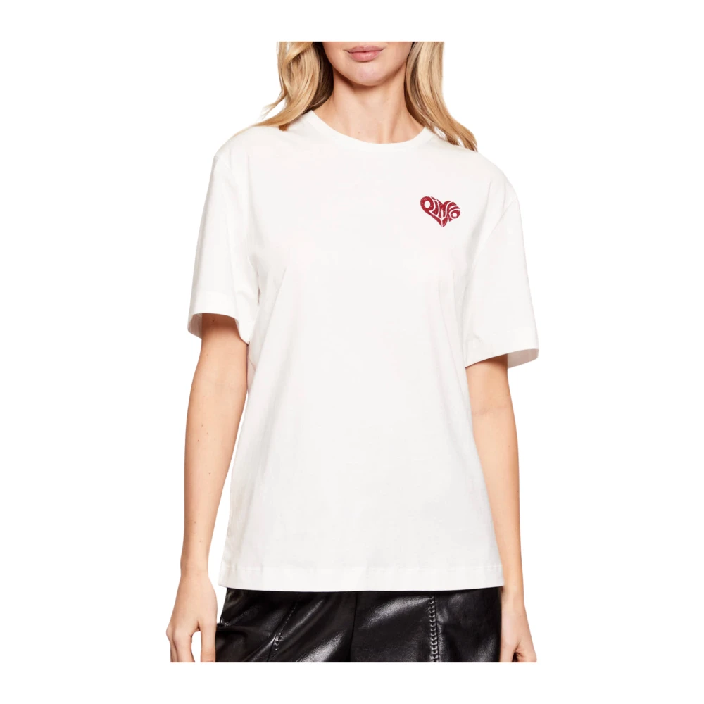Pinko Women's White Strepitoso T-Shirt - T-Shirts - Xs - Tops
