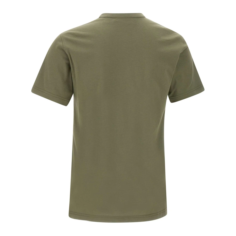 Belstaff Militair Groene Katoenen T-shirt met Logopatch Green Heren