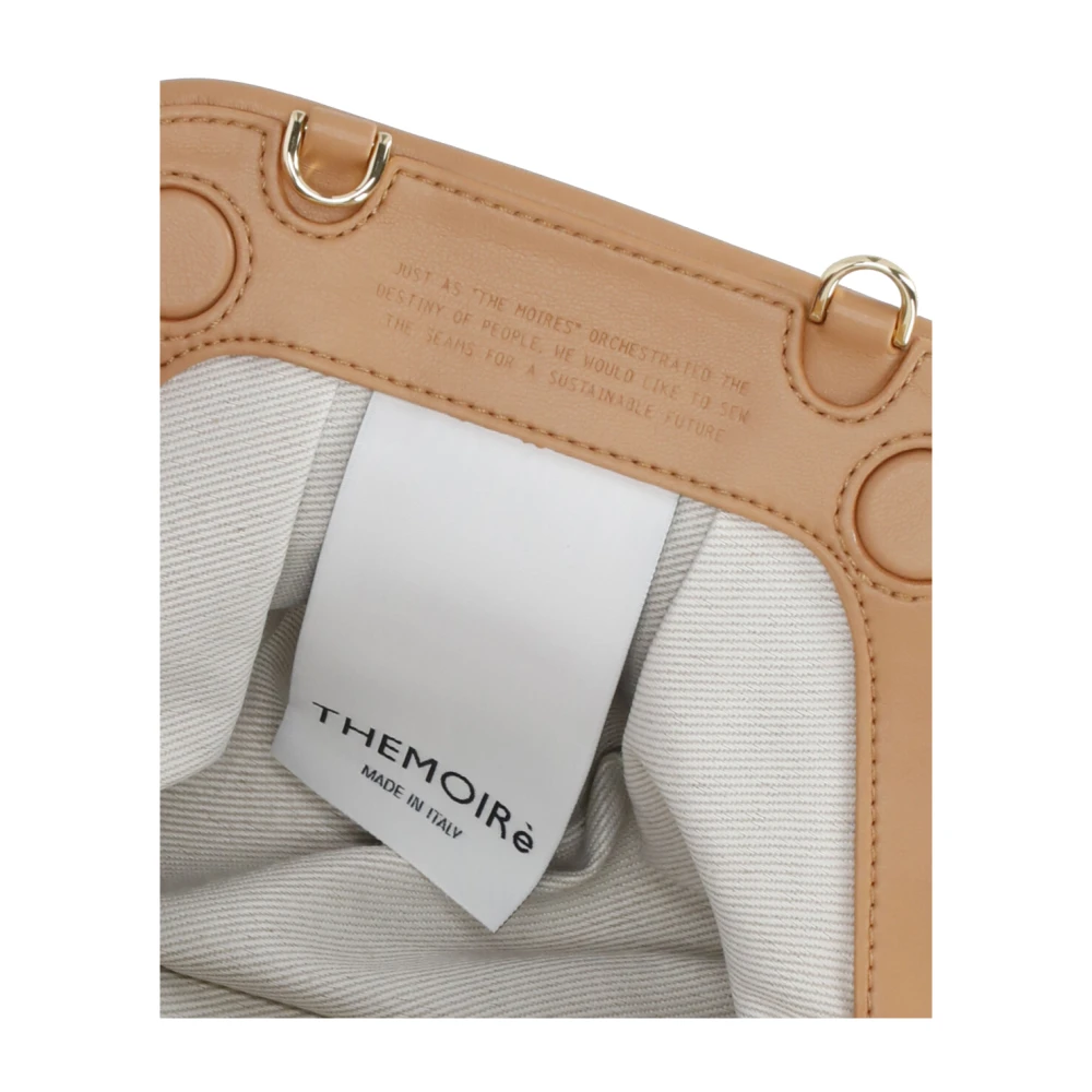 THEMOIRè Bruine vegan lederen clutch tas Brown Dames
