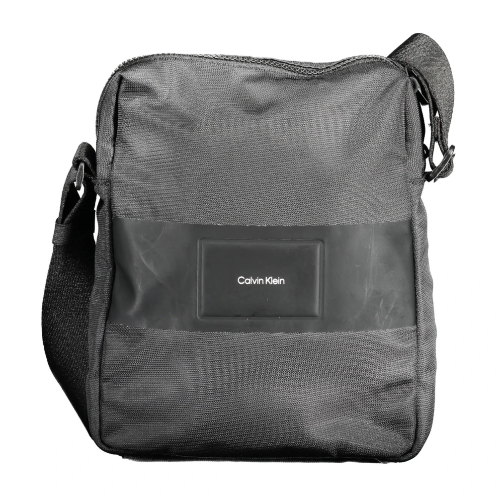 Calvin Klein Men's Black Reporter Messenger Bag