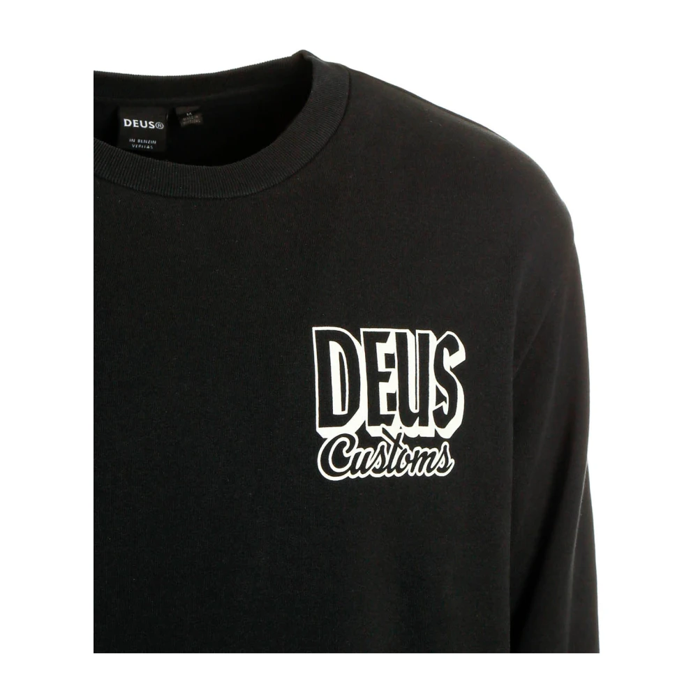 Deus Ex Machina Sweatshirt met Print Black Heren