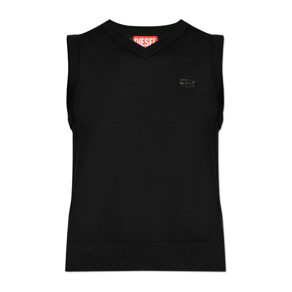 Diesel Vest M-Aligea Black Dames