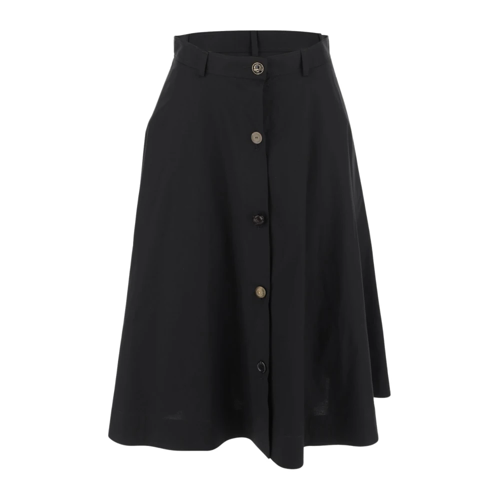 Moschino Zwarte Rok Stijlvolle Mode Black Dames