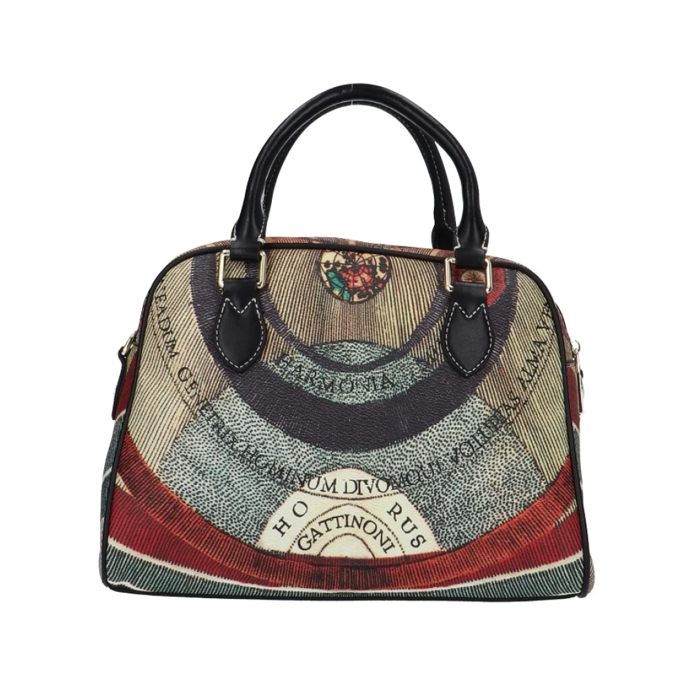 Gattinoni Planet Print Bowlingtas Multicolor Dames