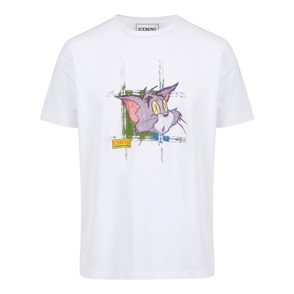 Iceberg - Tops > T-Shirts - White - Iceberg - Modalova