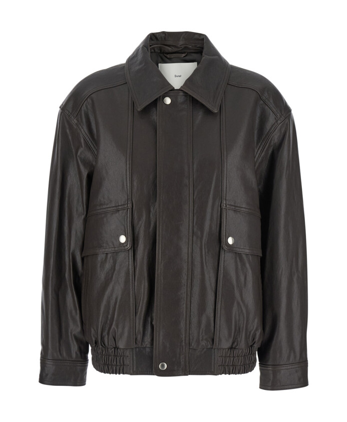 veste-en-cuir-marron-oversize-avec-poches-a-rabat