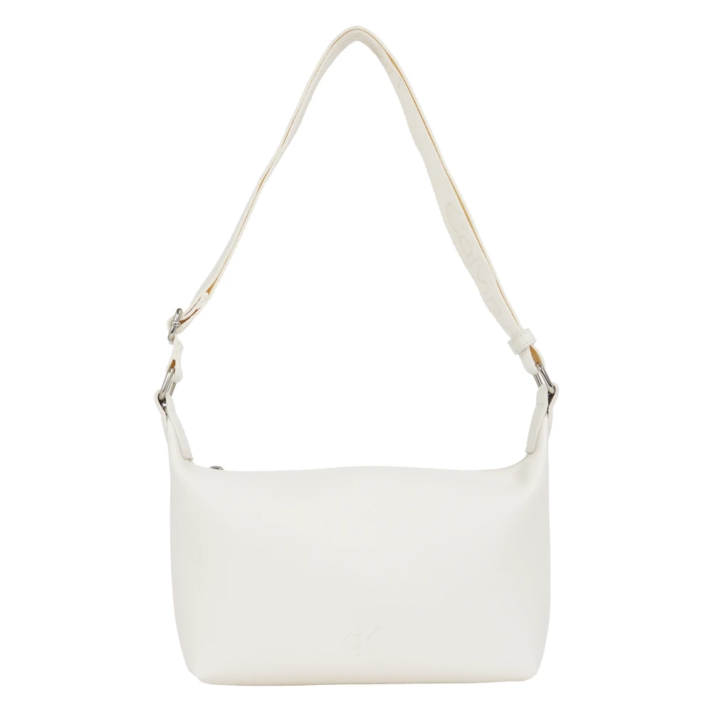 Calvin Klein Beige Eco-Leren Schoudertas Beige Dames