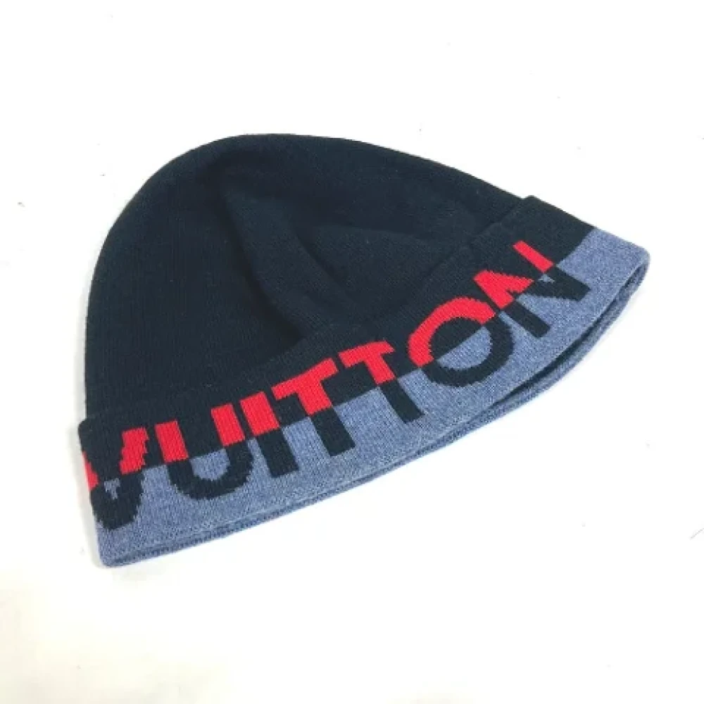 Louis Vuitton Vintage Pre-owned Wool hats Black Dames